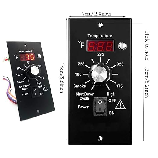 Digital Thermostat Pro Controller Compatible with Traeger Wood Pellet Grills, Traeger Grill Replacement Parts Upgrade Control Board Panel Temperature Thermometer, with RTD Probe Sensor