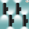 rosykite Dusk to Dawn Outdoor Wall Lighting,Double Up Down Aluminum Waterproof Wall Light with Sensor -Modern Outdoor Light Fixture for Porch, Backyard and Patio-ETL Listed (4 Pack)