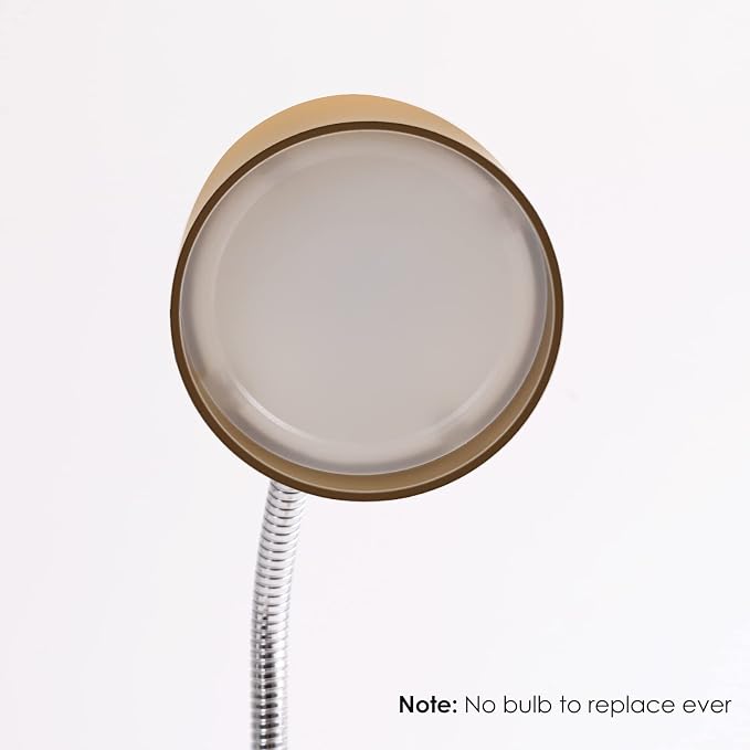 E ENERGETIC LIGHTING LED Desk Lamp, 3.5W 240LM 4000K Cool White Study Lamps - Image 3