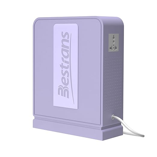 BESTRANS 2000W Step Up Transformer 110v to 220v Converter, Heavy Duty Voltage Converter 110v-120v to 220v-240v with Dual Outlets, Overload Protection & Ultra-Quiet for Home Appliances,Light Purple