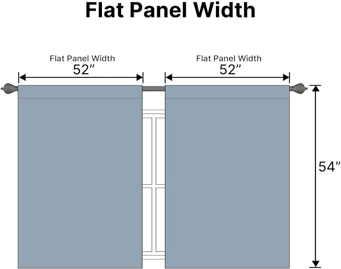 H.VERSAILTEX Blackout Curtains Thermal Insulated Window Treatment Panels Room - Image 7