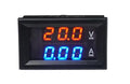 Taidacent Modbus RTU Power Monitor Energy Meter with RS485 TTL Isolated 100V 5A 10A 50A 100A DC Voltage Current Meter with Dual LCD Display (100V5A_Modbus Protocol_TTL Interface)