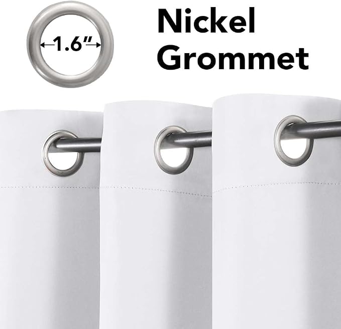 H.VERSAILTEX White Curtains for Bedroom Thermal Insulated Living Room Curtains - Image 4