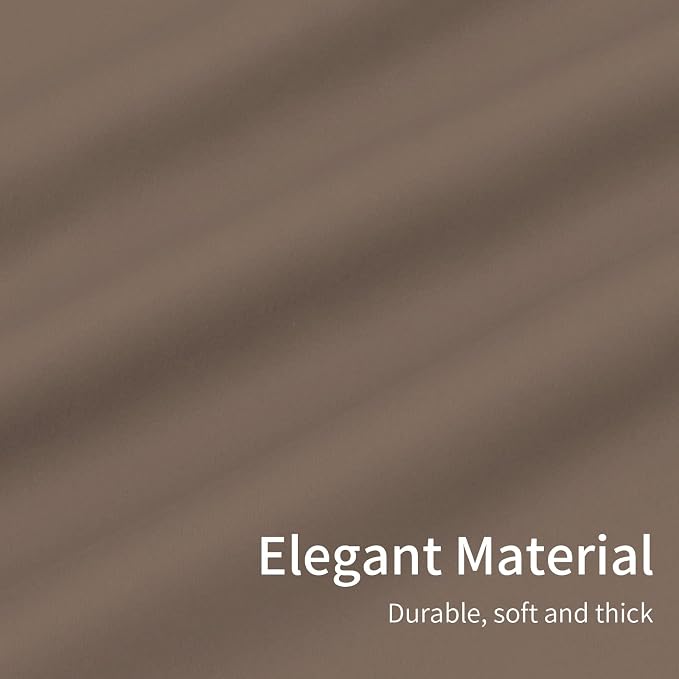 Easy-Going Thermal Grommet Blackout Curtains, 2 Panels 46x84 in, Camel | - Image 6