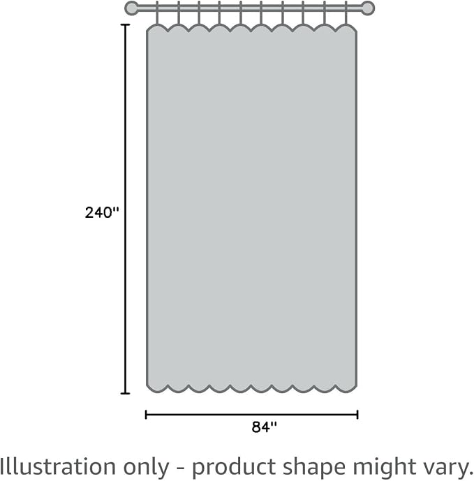 RYB HOME Room Divider Curtains Extra Wide Blackout - Image 7