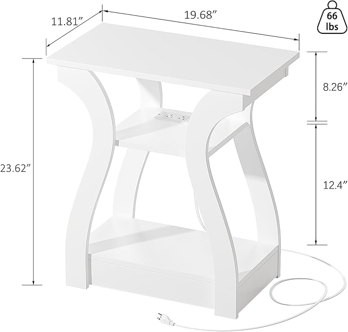 FROMJBEST End Tables Living Room, - Image 2