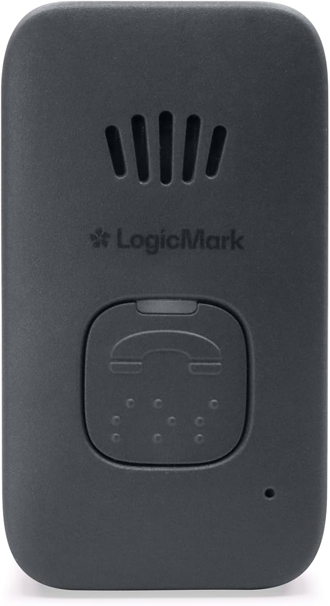 LogicMark Freedom Alert Mini, Home Medical Alert System for Seniors and Elderly, Wearable Mobile Device, 2-Way Calling, GPS, Fall Detection, Subscription Based