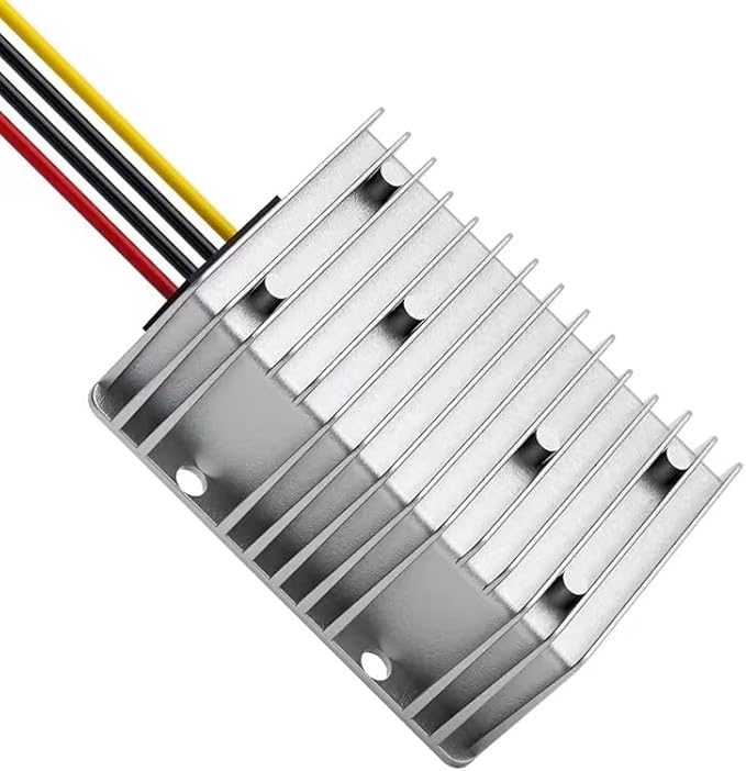 DC 36V/48V Step Down to 12V 30A 360W Converter Regulator Power Supply Module Buck Transformer, Waterproof Voltage Reducer for Golf Cart, forklifts Car