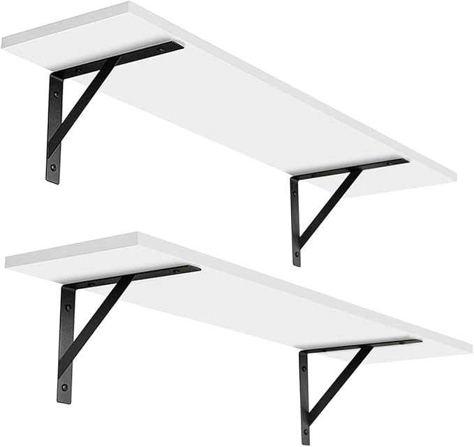 Wall Shelves, 23.6" Long Floating Shelves by DINZILVJ