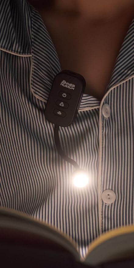 Clip-On Light for Clothes with Portable Case – Book Light, USB Rechargeable LED by Unknown