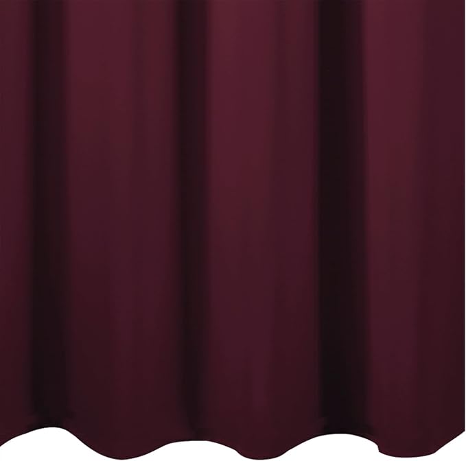 Burgundy Red Blackout Curtains 34 x 54 Inch Length/Set of 2 Curtain - Image 8