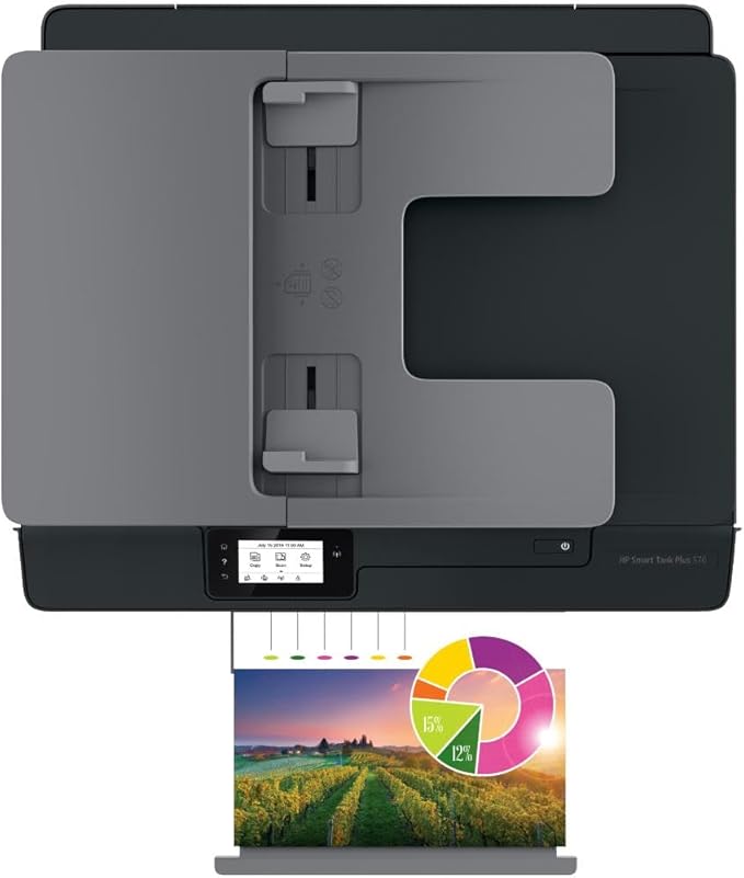 HP Smart Tank Plus 570 Wireless All-in-One Ink Tank Printer with up to 2 Years of Ink Included (5HX14A)