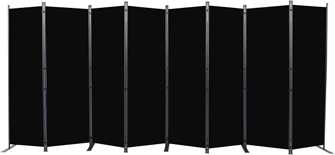 Room Divider, 8 Panel Folding Privacy Screens by CHOSENM