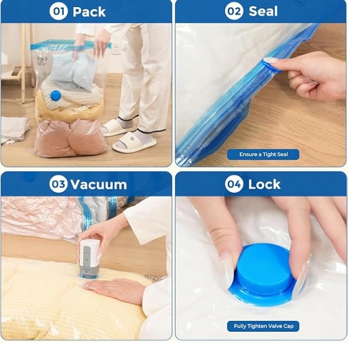 ETENWOLF 12 Combo Vacuum Storage Bags - Image 8
