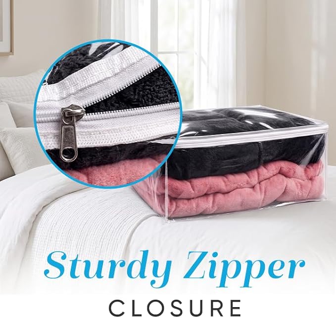 Handy Laundry Comforter Storage Bag – Large 90L Clear Zippered Organizer - Image 6
