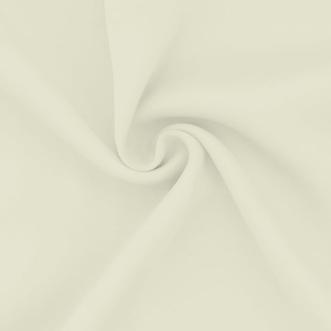 Easy-Going Thermal Grommet Curtains, 2 Panels 52x96 in, Ivory | Washable - Image 6