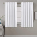 H.VERSAILTEX White Curtains Thermal Insulated Window Treatment Panels Room by HVERSAILTEX