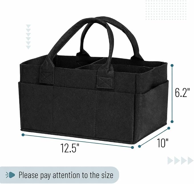 Mr. Pen- Baby Diaper Caddy Organizer, Medium | Nursery Storage Bin and Car - Image 2