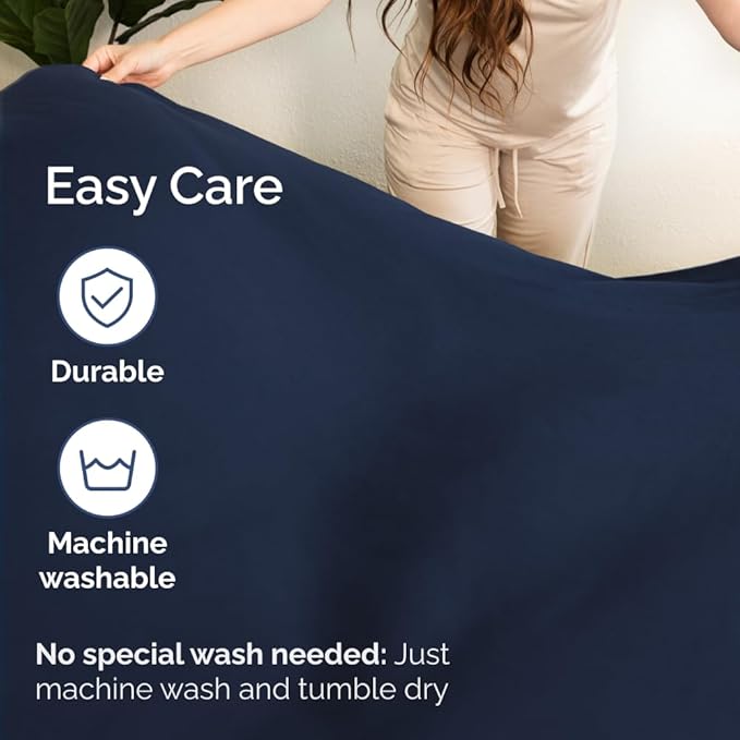 Full XL Bed Sheets - Extra Long Extended Full Sheet – Luxurious, Easy-Fit Sheet Set - Fits between 8” to 16" Deep Pockets, 54" x 80" for Full XL Mattresses - Ideal for Extra Long Full Beds