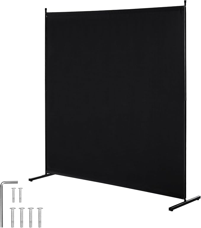 VEVOR Room Divider, Single Panel Room Divider, 6FT Privacy Screen Indoor by VEVOR