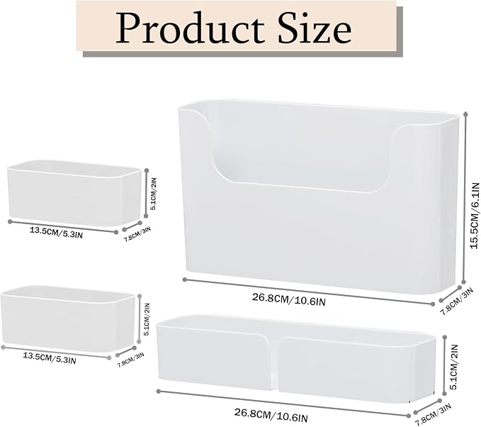 4 Pack Bedside Shelf Wall Mount, Wall Mounted Floating Shelf, Bedside Shelf - Image 3