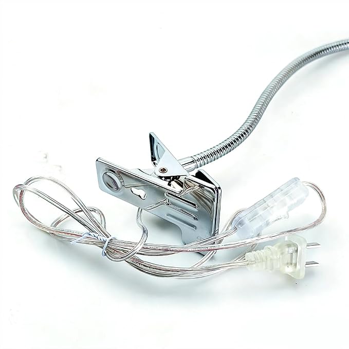 QUANS 5W 3 Colors LED Clip on Tube Flexible Work Desk Table Bed Light SR | - Image 8