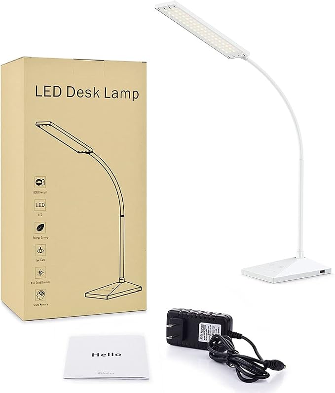 Vansuny Eye-Caring LED Desk Lamp, Reading Light - Image 8