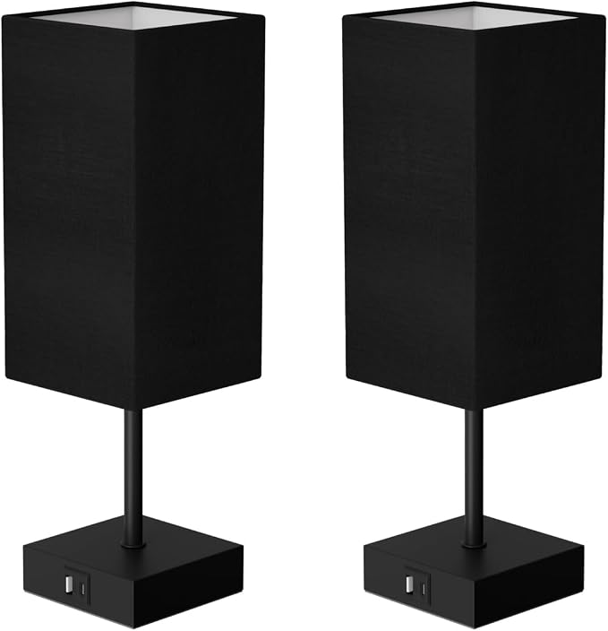 Touch Bedside Table Lamp for Bedroom, Touch 3-Way Dimmable LED Bulb Included - Image 8