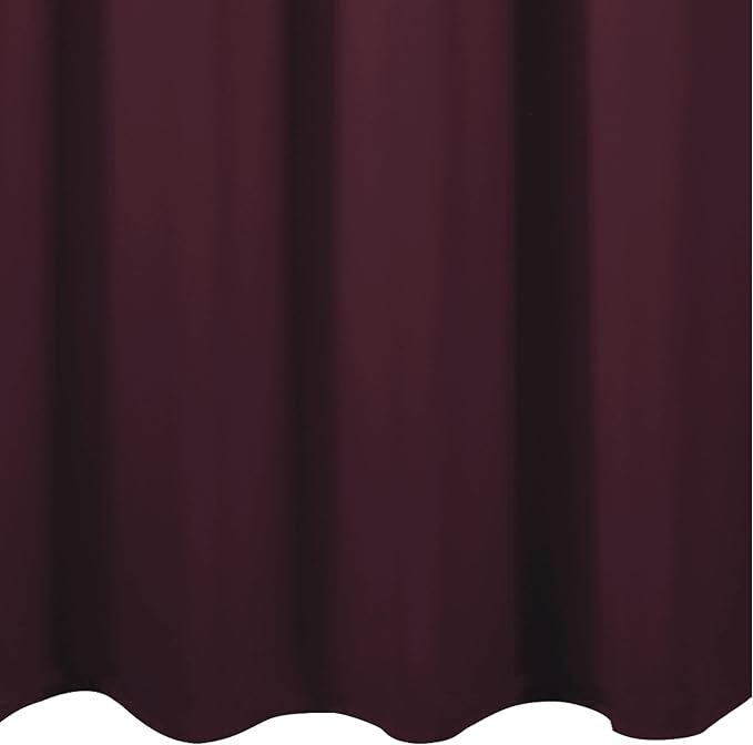 100% Blackout Curtains 52 x 63 Inch/Burgundy Red Curtains 2 Panels - Image 9