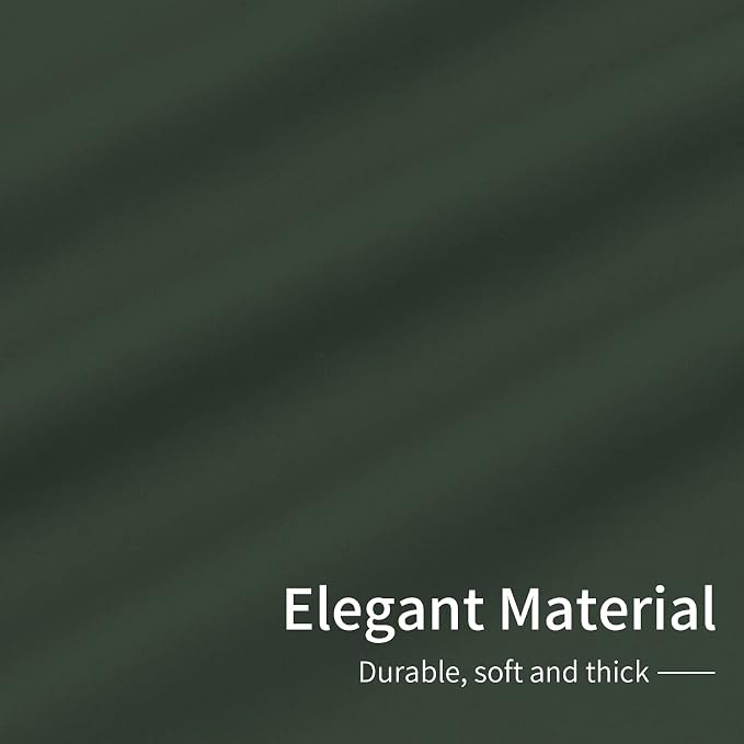 Easy-Going Thermal Grommet Blackout Curtains, 2 Panels 42x63 in | Greyish Green - Image 6