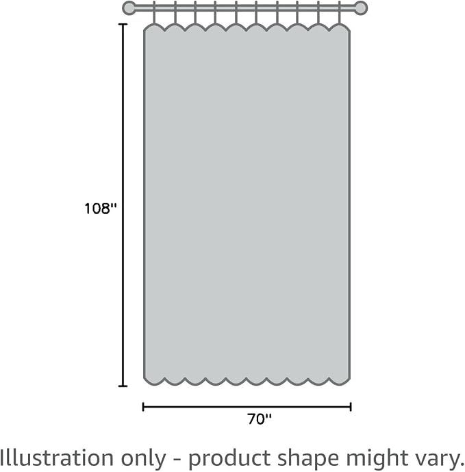 Joydeco Blackout Curtains 108 Inches Long 1 Panel, Thermal Insulated Long - Image 8