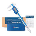 Dasqua 8”/200mm Digital Caliper, Stainless Steel Precision Measuring Tool with Advanced Dual Chip, Large LCD, Resolution 0.0005”/0.01mm, Accuracy ±0.001”/0.02mm