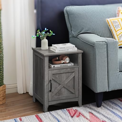 VASAGLE Farmhouse Nightstand - Image 6