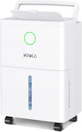 KNKA 1600 sq.ft Dehumidifier for Basement, Max 21 Pint Dehumidifiers for Home with Drain Hose, Continuous Drainage, Washable Filter, Intelligent Humidistat for Bedroom, Bathroom, Large Room