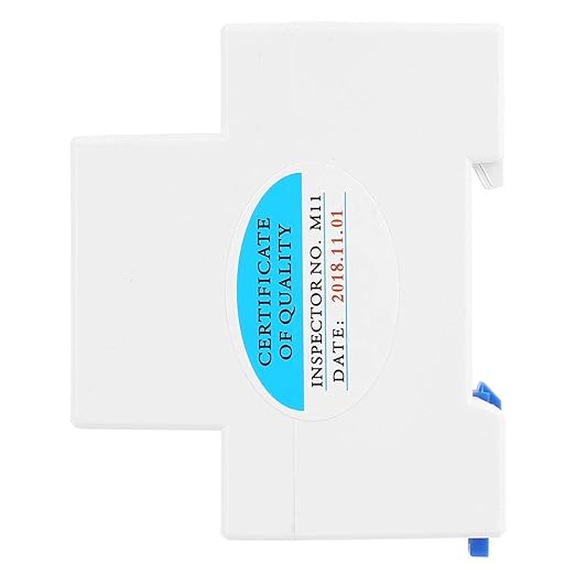 Electric Power Meter, Kilowatt Meter, Digital Energy Meter, Voltage Testers 5-32A 110-130V 60Hz LCD Backlight Single Phase Energy KWh Meter DIN Rail Mounting