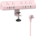 Jgstkcity Desk Clamp Power Strip USB C 45W, 8 USB, Fit 1.96'' Tabletop Edge by Jgstkcity
