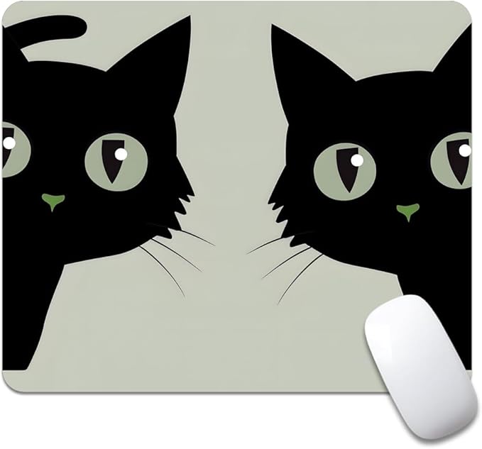 Cat Square Mouse pad, Texture, Waterproof, Anti Slip Rubber Base, Computer Mouse pad, Laptop Mouse pad