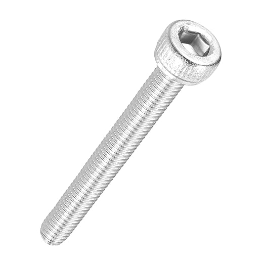 Kozelo 100pcs Socket Head Cap Screws - [M3-0.5 x 25mm] 304 Stainless Steel Allen Socket Drive for Electrical Motor 3D Printing Fan Engine Replacement Use, Silver