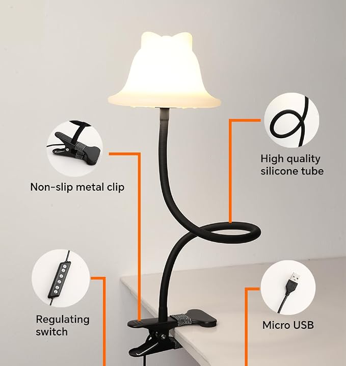 Clip On Light and Bed Reading Light, Clip on - Image 2