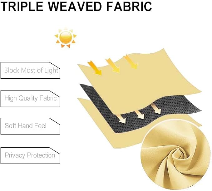 DWCN Blackout Curtains for Bedroom - Image 6