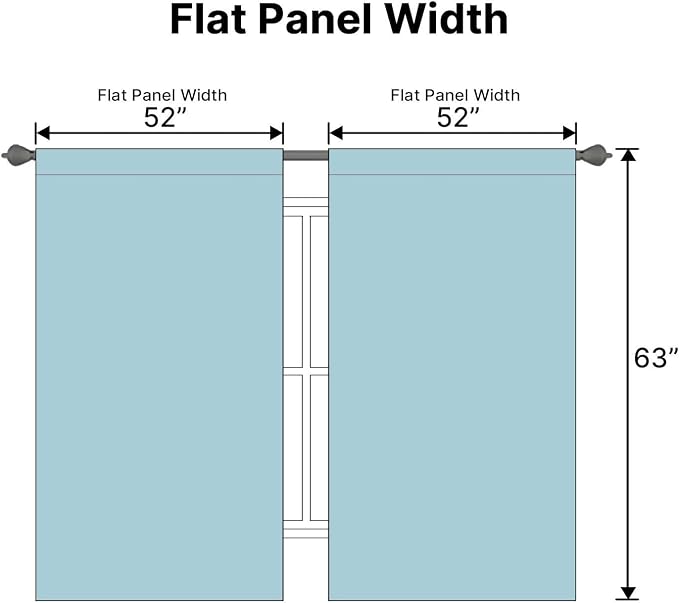 H.VERSAILTEX Blackout Curtains Thermal Insulated Window Treatment Panels Room - Image 7