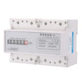 3 Phase Energy Meter Electric Power Meter, 220/380V 20-80A Kilowatt Hour KWH Meter Energy Consumption DIN Track Installation