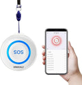 SINGCALL Tuya WiFi Intelligent Healthcare SOS Wireless Caregiver Alert Call Button Alarm for Patient Handicapped Elderly Children Nurse Calling Smart Pager (only Supports 2.4GHz Wi-Fi)