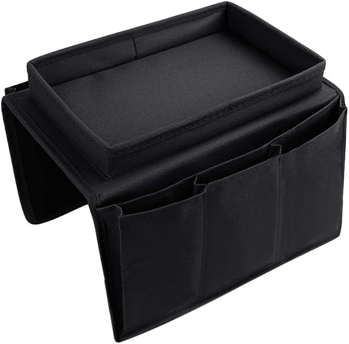 Couch Sofa Armrest Organiser Arm Chair Caddy Bedside Storage Pocket - Image 5