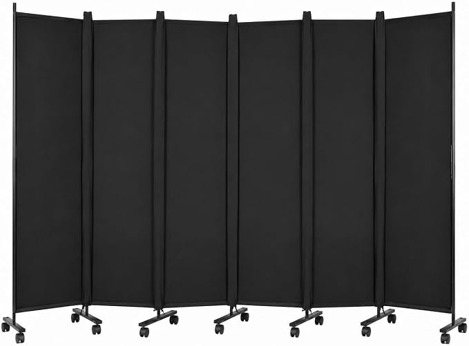 Room Divider, 4-Panel Folding Privacy Screen by Unknown