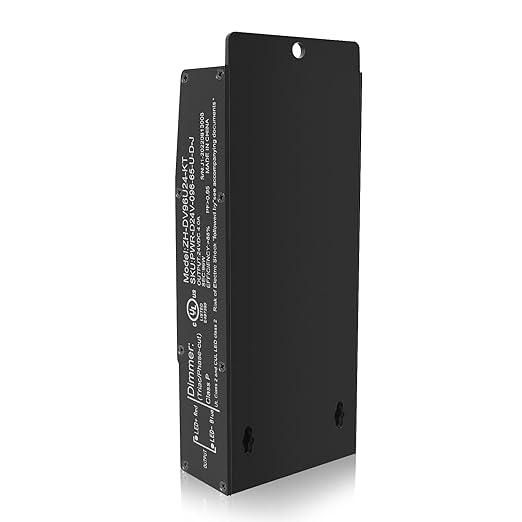 EMITEVER Dimmable LED Driver,96W 24V Triac Power Supply, AC to DC LED Transformer for LED Light,Compatible with Lutron and Leviton Dimmer,Waterproof IP67 and UL Listed,Class 2,Class P