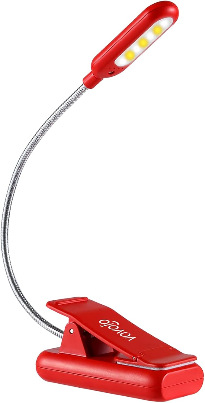 VAVOFO Rechargeable Book Light for Reading in Bed Kids, 7 LED Reading Light by VAVOFO