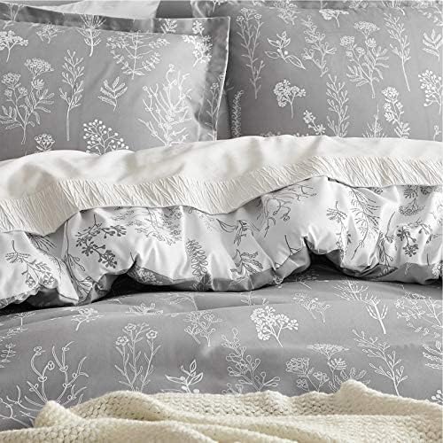 Bedsure Light Grey King Comforter Set - Image 5