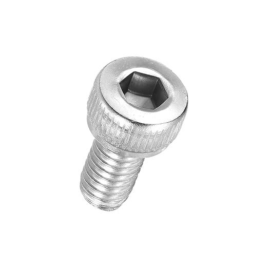 Kozelo 100pcs Socket Head Cap Screws - [M4-0.7 x 8mm] 304 Stainless Steel Allen Socket Drive for Electrical Motor 3D Printing Fan Engine Replacement Use, Silver