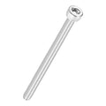 Kozelo 10pcs Socket Head Cap Screws - [M2.5-0.45 x 50mm] 304 Stainless Steel Allen Socket Drive for Electrical Motor 3D Printing Fan Engine Replacement Use, Silver
